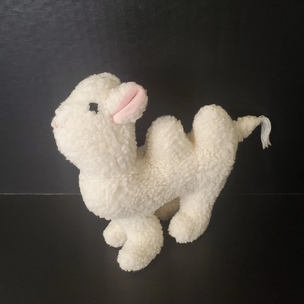 Sherpa Two-Bump Camel DOG TOY Plush Squeaker Belly 7